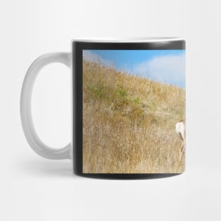 Deer Looking Down From Hill Mug